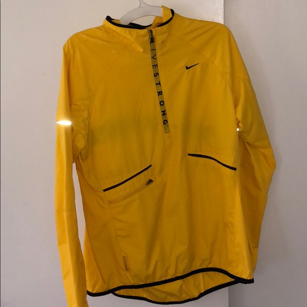 nike bright yellow pullover